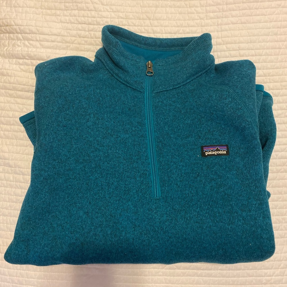 Teal Patagonia Pullover